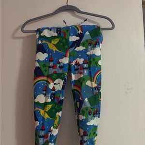 Mini Boden Bright Blue Kids Waistband with Yellow Logo Tag